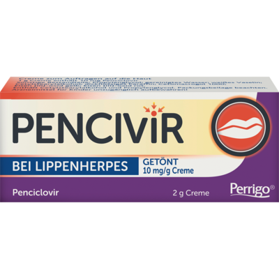 Pencivir bei Lippenherpes getönt 10 mg/g